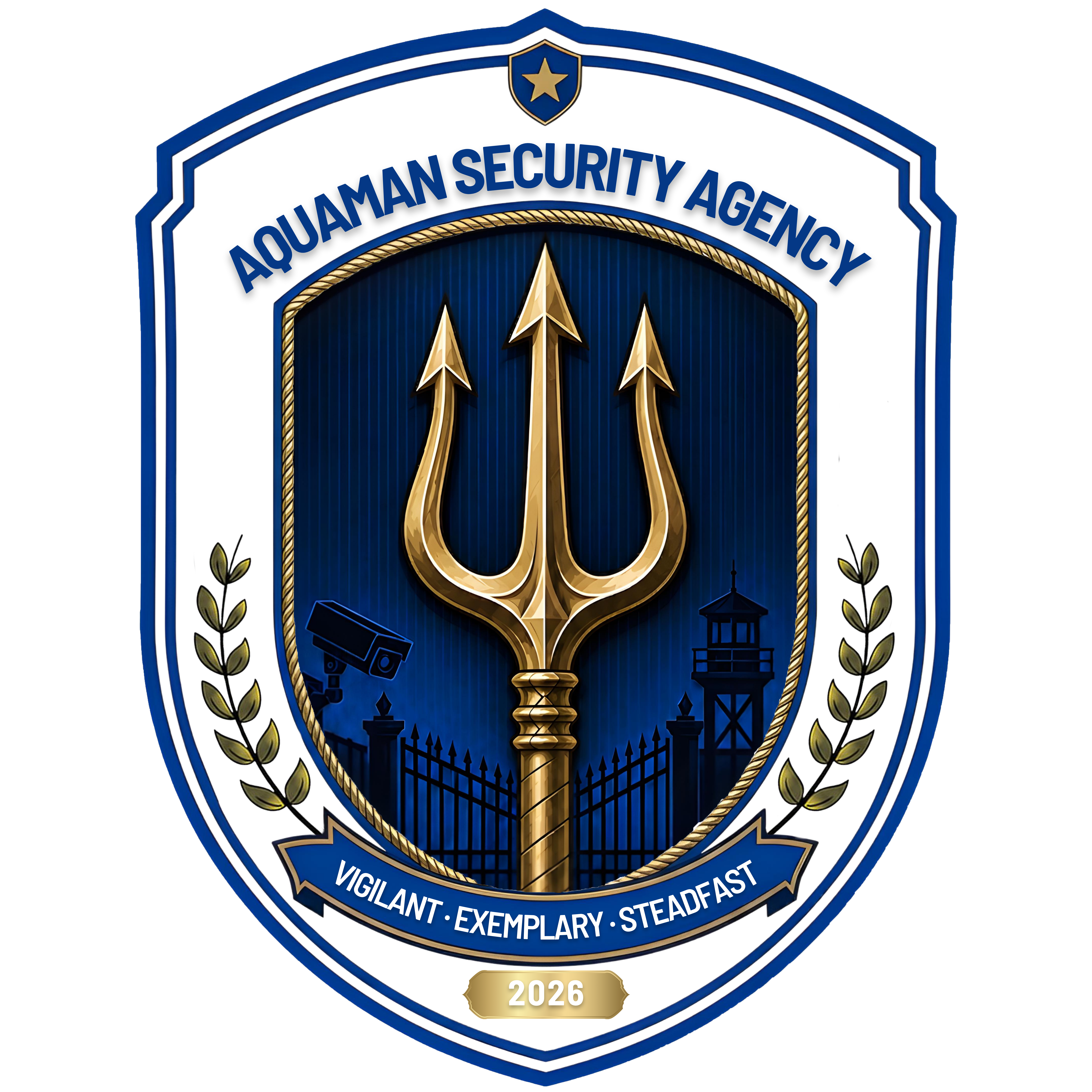 Aquaman Security Agency Logo